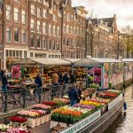 Marché au fleur à Amsterdam