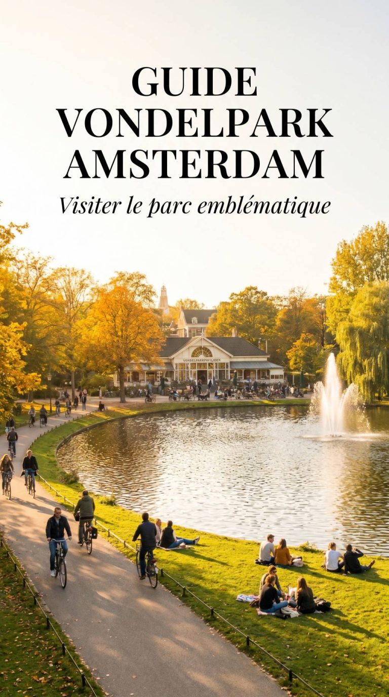 Vondel park à Amsterdam : guide pour visiter le parc emblématique