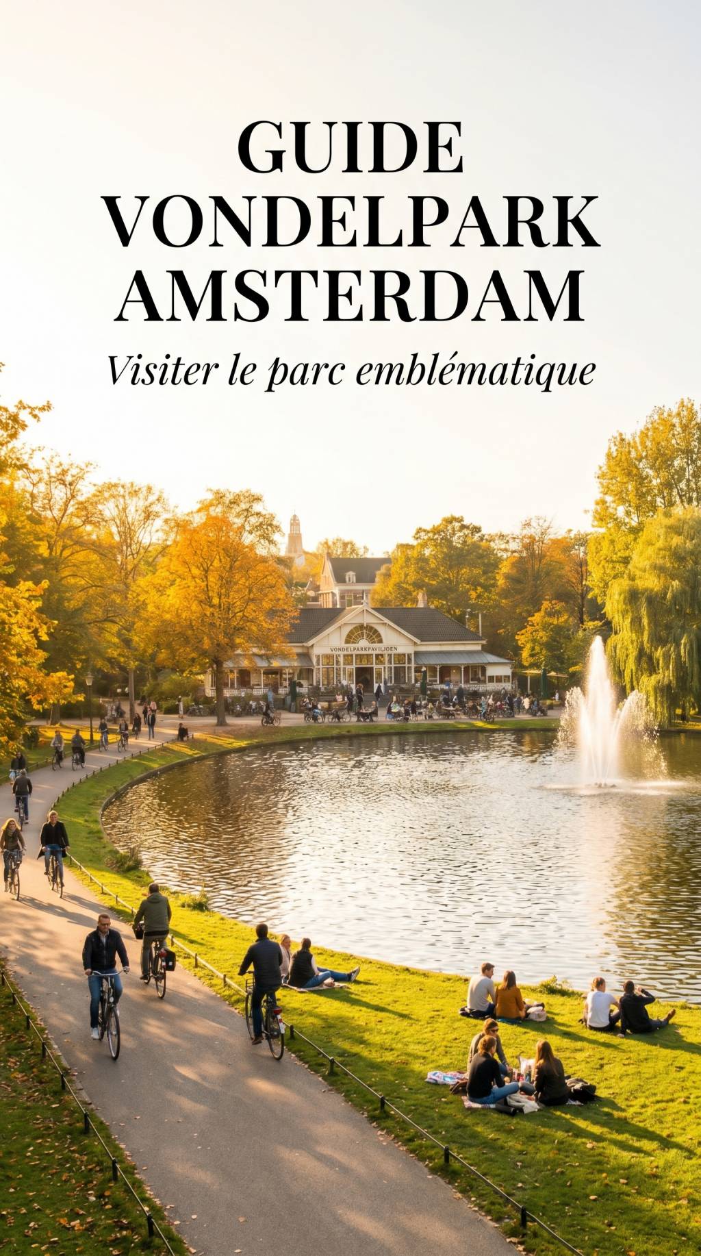 Vondel park à Amsterdam : guide pour visiter le parc emblématique