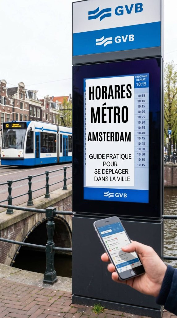 Horaires metro amsterdam : guide pratique pour se déplacer dans la ville
